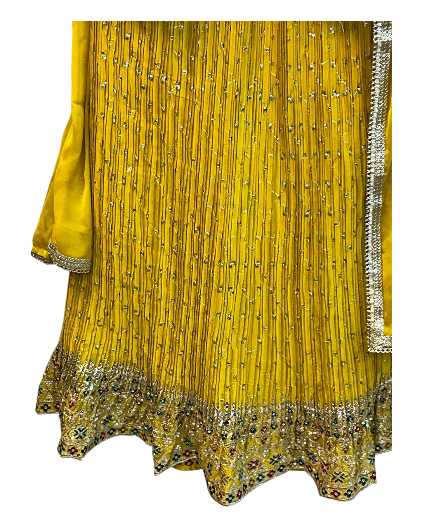 SALE! SALE! Size 14 - Yellow Ready Made Lehnga Set - Haldi / Mehndi / Weddings - UK Stock - 24h Dispatch - PC2602 XX