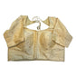 34", 38" & 42" - Gold - Banarasi Brocade Saree / Lehenga Blouse -UK Stock - Quick Dispatch - X767 08Ap25