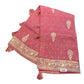 Dark Pink - Handloom  - Chiffon Banarasi Saree with Blouse Piece - JOH1604 10TY25