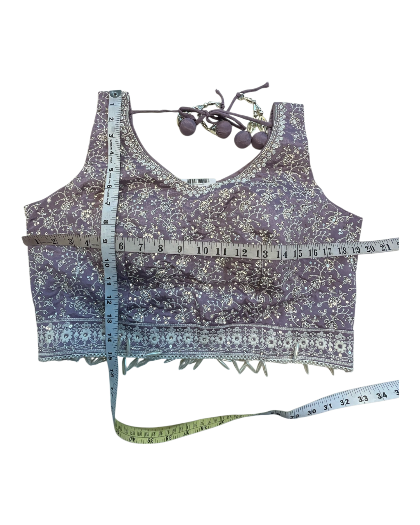 Size 14 / 40" Bust - Lilac - Ready Made Lehenga Set - UK Stock - 24h Dispatch - KTC2603 TY