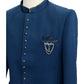 Petrol Blue - PREMIUM Slim Fit Mens BandhGala / Prince / Chinese Collar Jacket - Fantastic Fit - CS2512 09TY25