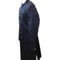 Navy Blue - Classic Self Brocade Sherwani with Quality Buttons -  YD2416 06JP24