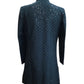 Teal Blue / Green - Stunning Double Layered Mens Sherwani - SHU2504 PC 0325