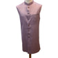 Lilac / Pink - PREMIUM Slim Fit Mens Self Brocade BandhGala / Prince / Chinese Collar Jacket with Long Waistcoat - Fantastic Fit - CS2505 01PY25