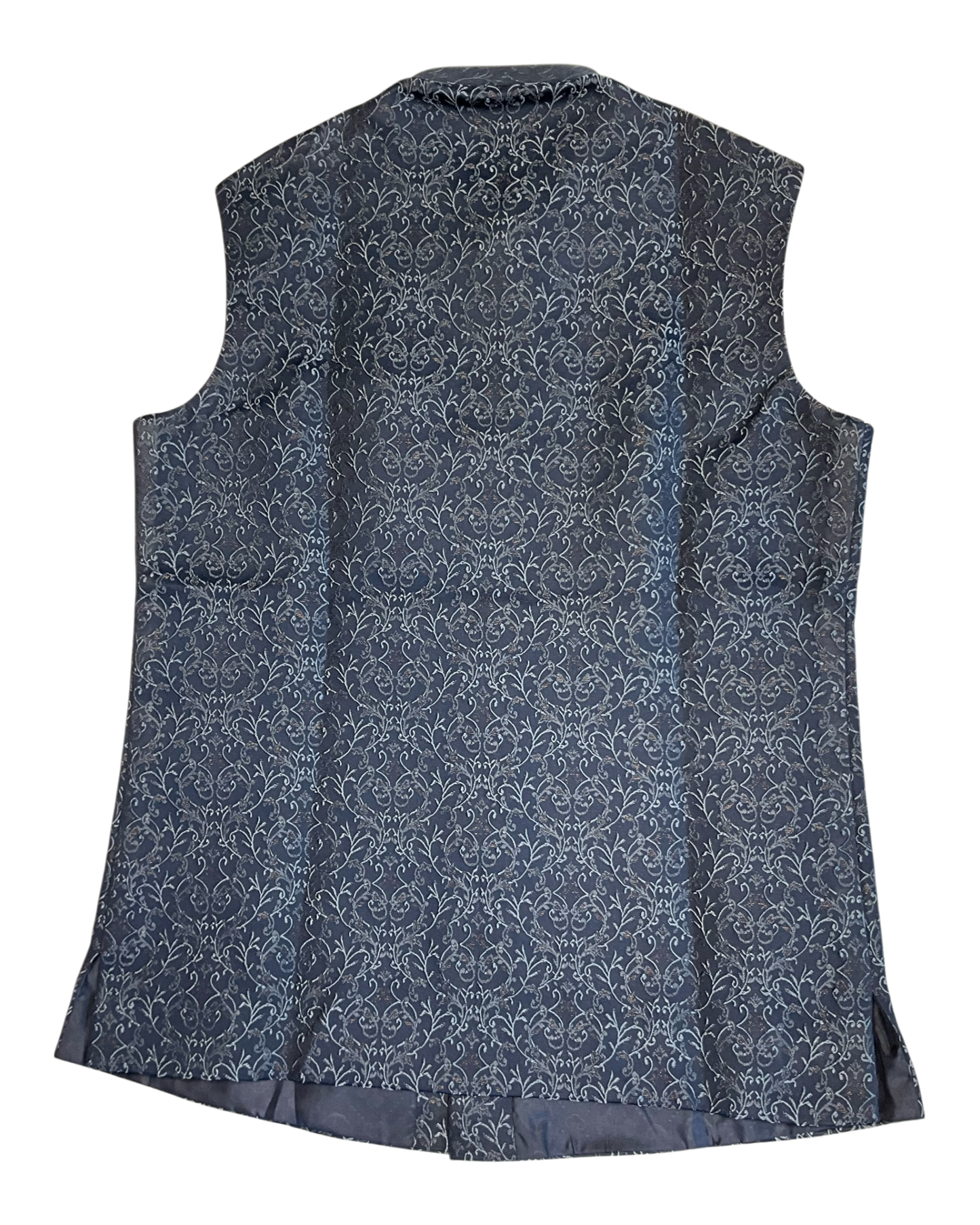 Petrol Blue - Premium Banarasi Handloom Brocade - Mens Indian Waistcoat - UK Stock - 24 hr Dispatch - VNS2604 03KP26
