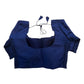 Navy Blue - HYBRID Silky Saree blouse - With Elastic on both side for Great fit - Size 36",38", 40" S M L  - VAM1216 Ap