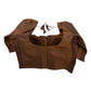 Coffee Brown - HYBRID Silky Saree blouse - With Elastic on both side for Great fit - Size 36",38", 40" S M L  - VAM1216 Ap
