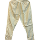 UK 10 / 36" - Cream - Silky Ladies Trousers Suit - Sangeet / Henna / Temple - OC42228 TP