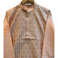 Pastel Peach - Rich Linen Mens Indian Kurta set - UK Stock - Weddings / Walimas , Sangeet, Diwali, Eid, Mehndi / Henna - NAD25719 KH