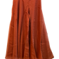 UK 10 / 36" - Rust / Orange - Ladies Sharara / Palazzo Trousers Suit - UK Stock - Sangeet / Henna / Weddings - HEL6520 PY