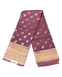Dusty Pink - Traditional Handloom Banarasi Sari / Saree - with Blouse Piece - SN2402 11TY24