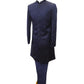 Stunning Double Layered Navy Blue Sherwani -  SHU2312 JY 0923