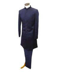 Stunning Double Layered Navy Blue Sherwani -  SHU2312 JY 0923