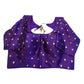 34", 38" & 42" - Purple / Brinjal - Banarasi Brocade Saree / Lehenga Blouse -UK Stock - Quick Dispatch - X767 08Ap25