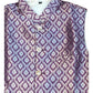 Wine - Rich Banarasi Brocade Handloom Brocade Mens Waistcoat - UK Stock- Dispatch in 24 hrs - KCS241109 KP