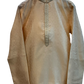 Cream / Ivory - Banarasi Handloom Brocade Mens Indian Kurta set with Trousers - UK Stock - Weddings / Walimas , Sangeet, Diwali, Eid, Mehndi / Henna - VEE2509 VR