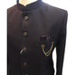 Dark Wine - PREMIUM Slim Fit Mens Self Brocade BandhGala / Prince / Chinese Collar Jacket - Fantastic Fit - CS2504 01TA25