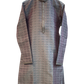 Pink and Sea Green - Banarasi Handloom Brocade Mens Indian Kurta set with Trousers - UK Stock - Weddings / Walimas , Sangeet, Diwali, Eid, Mehndi / Henna - VEE2452 VR