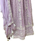 Pastel Lilac - Delicately Embroidered Chiffon Designer Lehenga Set - UK 12-16 - UK Stock - 24h Dispatch - NE2408 HP 0724