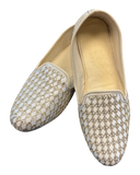 Cream Embroidered - Loafer Style Mojri - Indian Mens shoes - Mojari , Khossay -  Sherwani / Kurta - PAL2602 C (Copy)