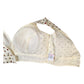 Cream / Off White - Multi Coloured Butti Saree blouse with cups,  Sleeveless - 42" - UK Stock - Quick Delivery - RNK - R948-KK