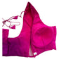 Hot Pink / Fuchsia - HYBRID Silky Saree blouse - With Elastic on both side for Great fit - Size 36",38", 40" S M L  - VAM1216 Ap