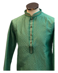 Sea Green - Fantastic Mens Indian Kurta set - Weddings / Walimas , Sangeet, Eid, Mehndi / Henna - NAD2403 08KA24