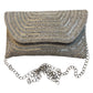 Silver - Rich Hand Embroidered Clutch Bag - JS03 10KP24