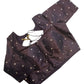 34", 38" & 42" - Coffee Brown - Banarasi Brocade Saree / Lehenga Blouse -UK Stock - Quick Dispatch - X767 08Ap25
