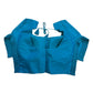 Turquoise Blue - HYBRID Silky Saree blouse - With Elastic on both side for Great fit - Size 36",38", 40" S M L  - VAM1216 Ap