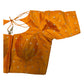 34", 38" & 42" - Orange - Banarasi Brocade Saree / Lehenga Blouse -UK Stock - Quick Dispatch - X767 08Ap25