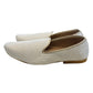 Very Comfortable Cream Brocade Loafer Style Mojri - Indian Mens shoes - Mojari , Khossay -  YD2505 C