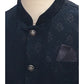 Teal Blue - Rich Suiting Material Mens Indian Waistcoat - Amazing Fit - Great Quality - YD2421 KC 0824
