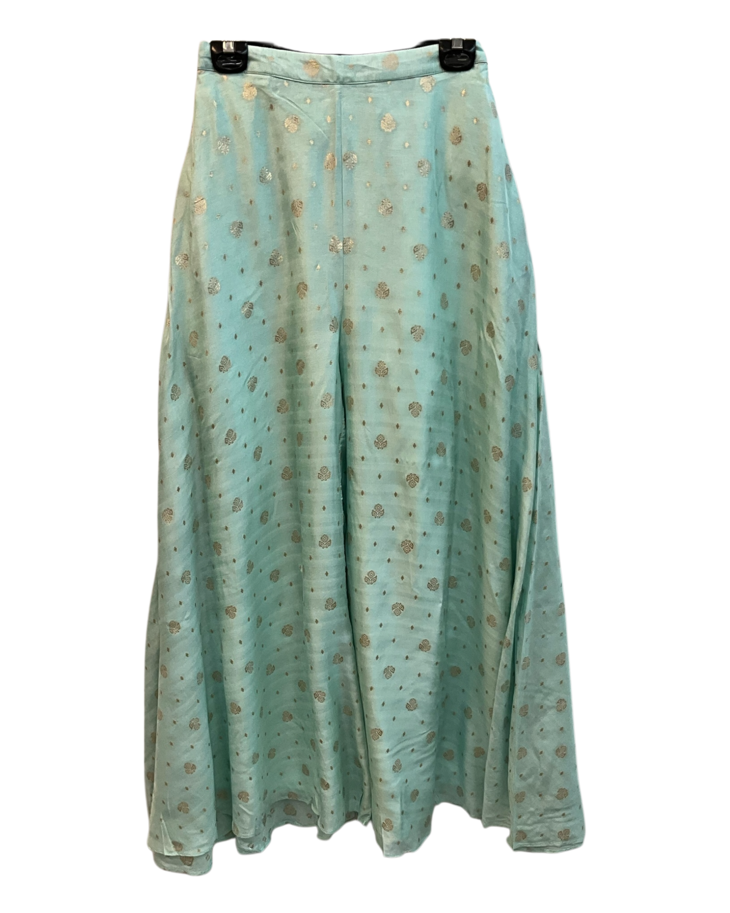 UK 12 / 38" - Sea Green - Designer Ladies Indian Short Top Palazzo Trousers Suit - UK Stock - 2/3 days delivery - VMK JINA RY