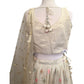 Size 12 / 38" Bust - Silky Cream - Ready Made Lehenga Set - UK Stock - 24h Dispatch - KTC241102 ? 1124