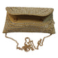 Gold - Rich Hand Embroidered Clutch Bag - JS03 10KP24