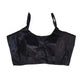 Black - Spaghetti Strap Gaji Silk Saree blouse - 38" Bust - UK 12 - Back Fasten - AF2402 A 0324