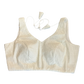 Size 36" / UK 10 - Cream - Sleevless Saree blouse with cups - UK Stock - With Margin inside - VAM1301 - KY