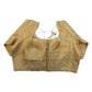 38" & 42" - Gold - Banarasi Brocade Saree / Lehenga Blouse -UK Stock - Quick Dispatch - X1126 01A25