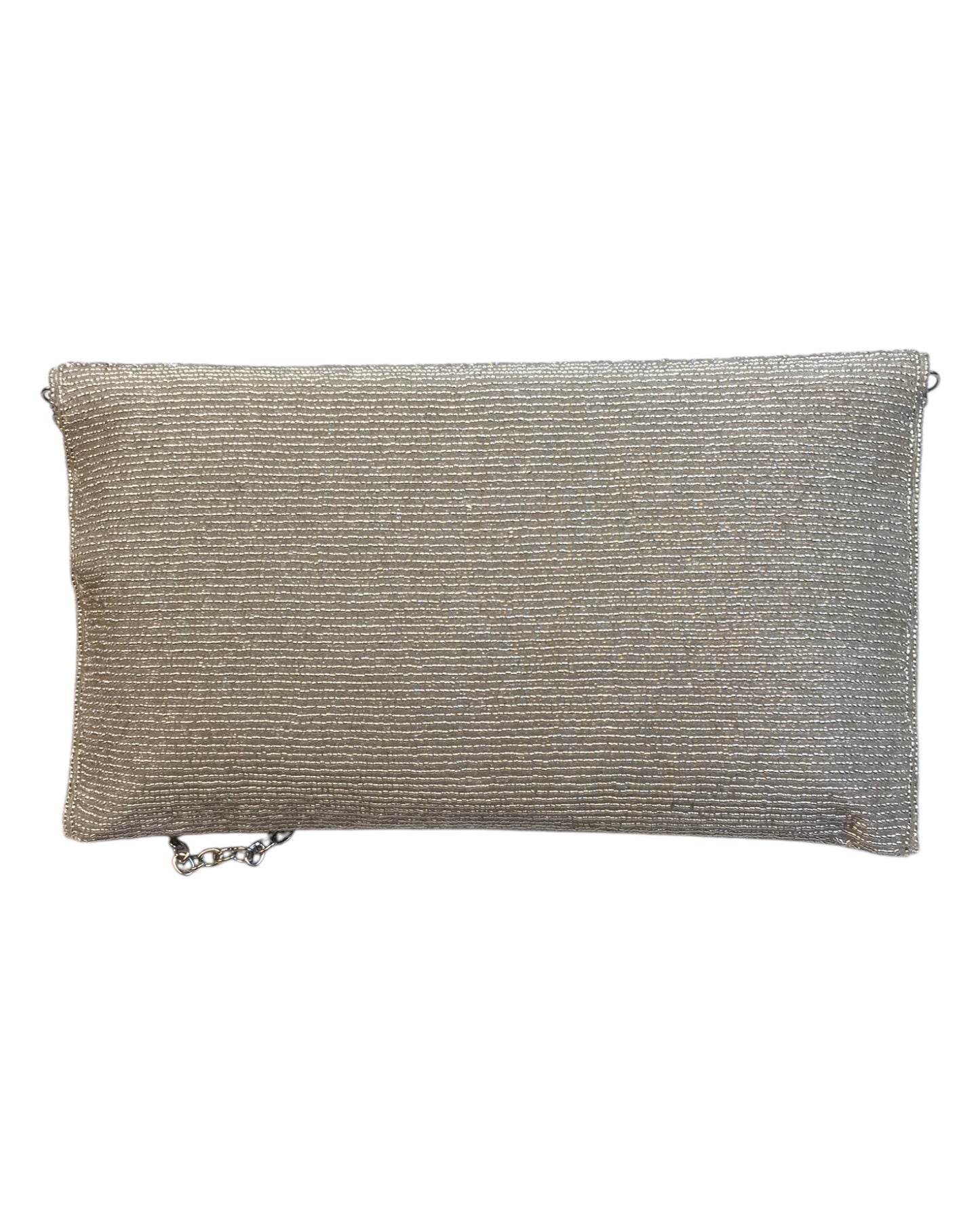 Silver - Rich Hand Embroidered Clutch Bag - AKB254 10KP24