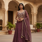 SALE - Size 14 / 40" Bust - Wine - Ready Made Lehenga Set - UK Stock - 24h Dispatch - KTC241104