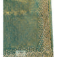 Sea Green - Self Print Crepe - Party Wear Embroidered Saree with Blouse Piece - SP2504022 TY