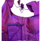 Purple - HYBRID Silky Saree blouse - With Elastic on both side for Great fit - Size 36",38", 40" S M L  - VAM1216 Ap