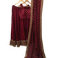 Maroon - Silky Lehenga Set - Weddings ,Bridesmaids, Sangeet,  Henna, Haldi - 24h Dispatch - AF2414 TT 0624