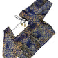 38" & 42" - Navy Blue - Banarasi Brocade Saree / Lehenga Blouse -UK Stock - Quick Dispatch - X1126 01A25