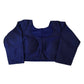 Navy Blue - Silky Saree blouse with cups,  Long Sleeves, High Back - 38" - UK Stock - Quick Delivery - RNK - R231F-A
