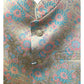 Cream Brocade - Rich Banarasi Handloom Mens Waistcoat / Bandi - Bollywood - HHF2405 KK 0624