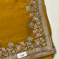 Haldi Yellow - Fancy Party Saree with Blouse Piece - UK stock - 24hr Dispatch - SP2607 KH