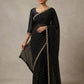 Black - Fancy Party Saree with Blouse Piece - UK stock - 24hr Dispatch - SP2609 TV