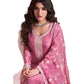 Pink - Simple / Classy Silky Ladies Indian Salwar Suit with Rich Dupatta - Available in Sizes 12 & 18 - VF69091 VR 0924